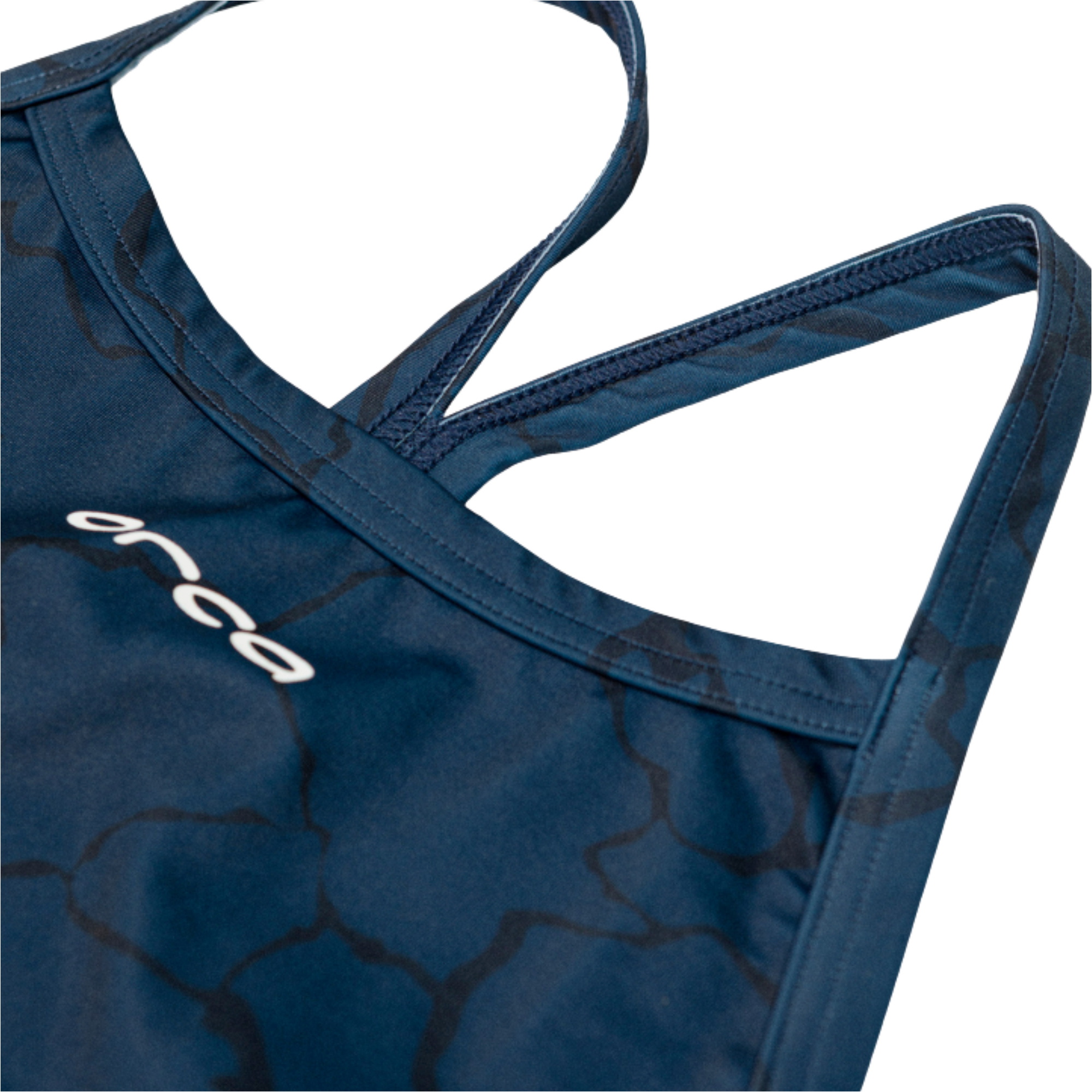 2026 Orca Womens Core One Piece Thin Strap Swimsuit MS53 - Blue